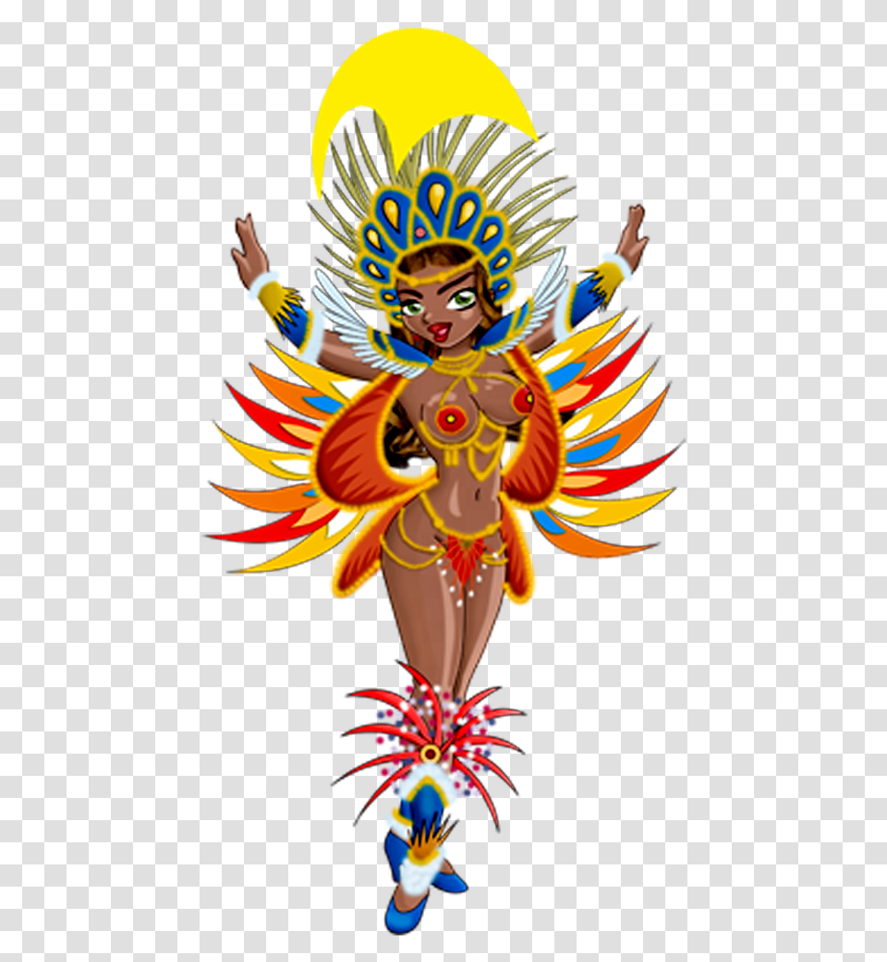 Mulher Carnaval Desenho, Crowd, Person, Costume, Carnival Transparent Png