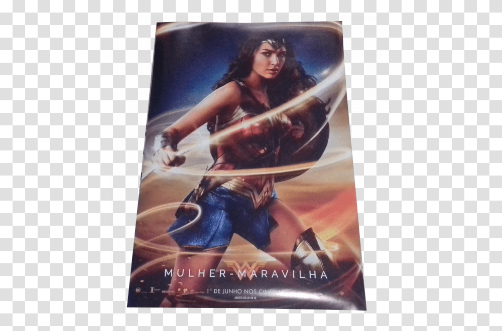 Mulher Maravilha Wonder Woman Poster Cover, Advertisement, Person, Flyer, Paper Transparent Png