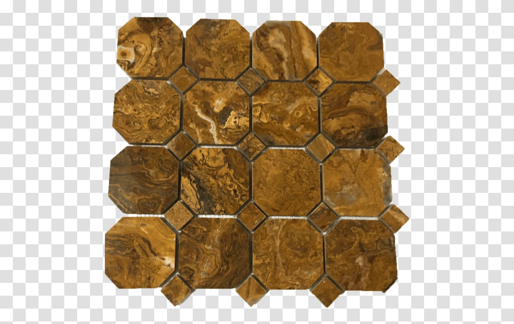 Multi Brown Onyx Octagon With Multi Brown Dot Polished Stone Wall, Soccer Ball, Sport, Team, Sports Transparent Png