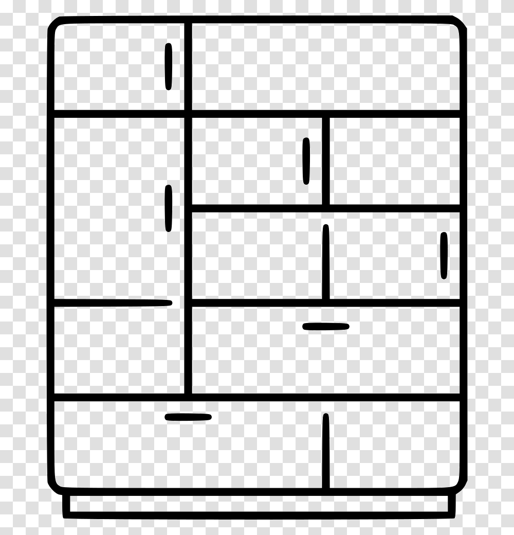 Multi Closet Icon Free Download, Furniture, Cabinet, Wardrobe, Drawer Transparent Png