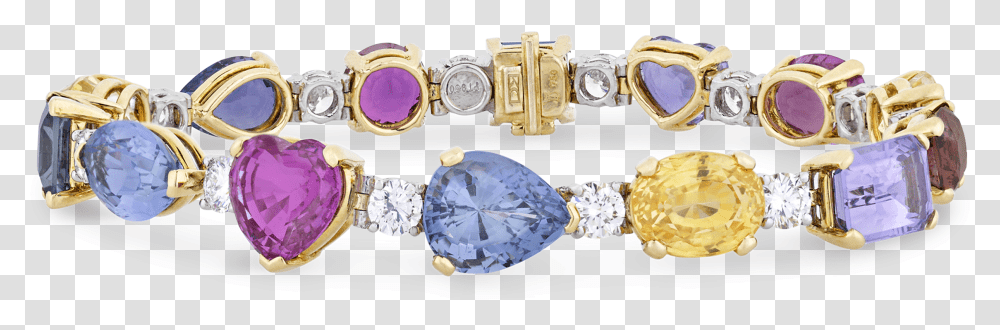Multi Color Sapphire And Diamond Bracelet Sapphire, Accessories, Accessory, Gemstone, Jewelry Transparent Png