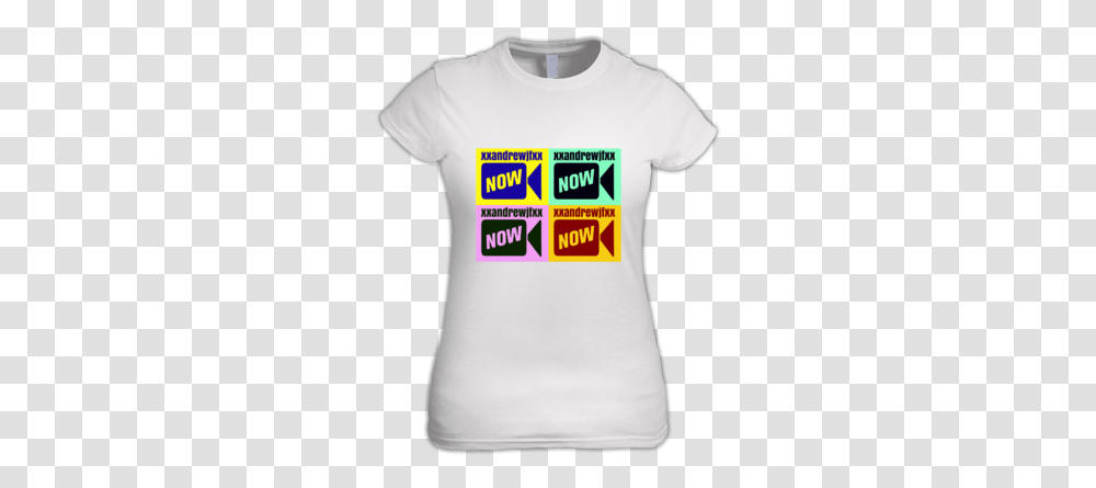 Multi Color Younow Logo Girls Shirt Younow, Clothing, Apparel, T-Shirt, Person Transparent Png