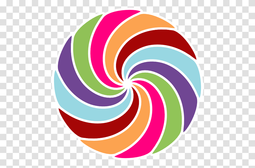 Multi Colored Clipart, Food, Candy, Lollipop, Spiral Transparent Png