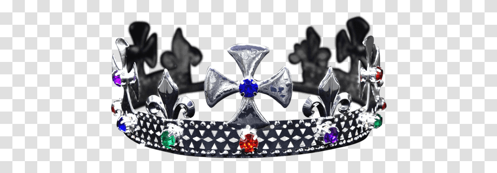 Multi Colored Kings Crown Crown, Jewelry, Accessories, Accessory, Chandelier Transparent Png