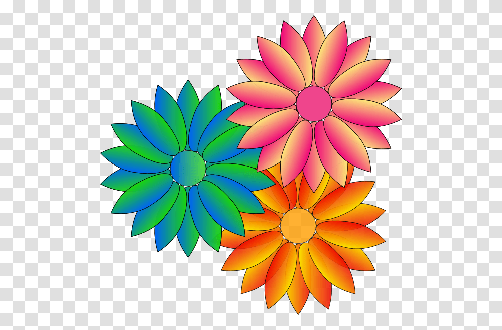 Multi Coloured Daisies Svg Clip Arts Cartoon Butterflies And Flowers, Floral Design, Pattern, Plant Transparent Png