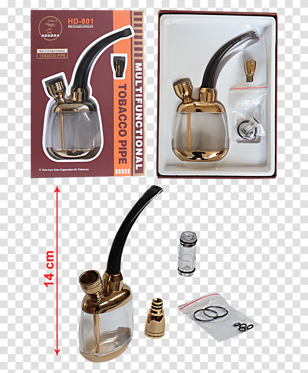 Multi Functional Tobacco Pipe Plumbing Fixture, Bottle, Sink Faucet, Steamer, Label Transparent Png