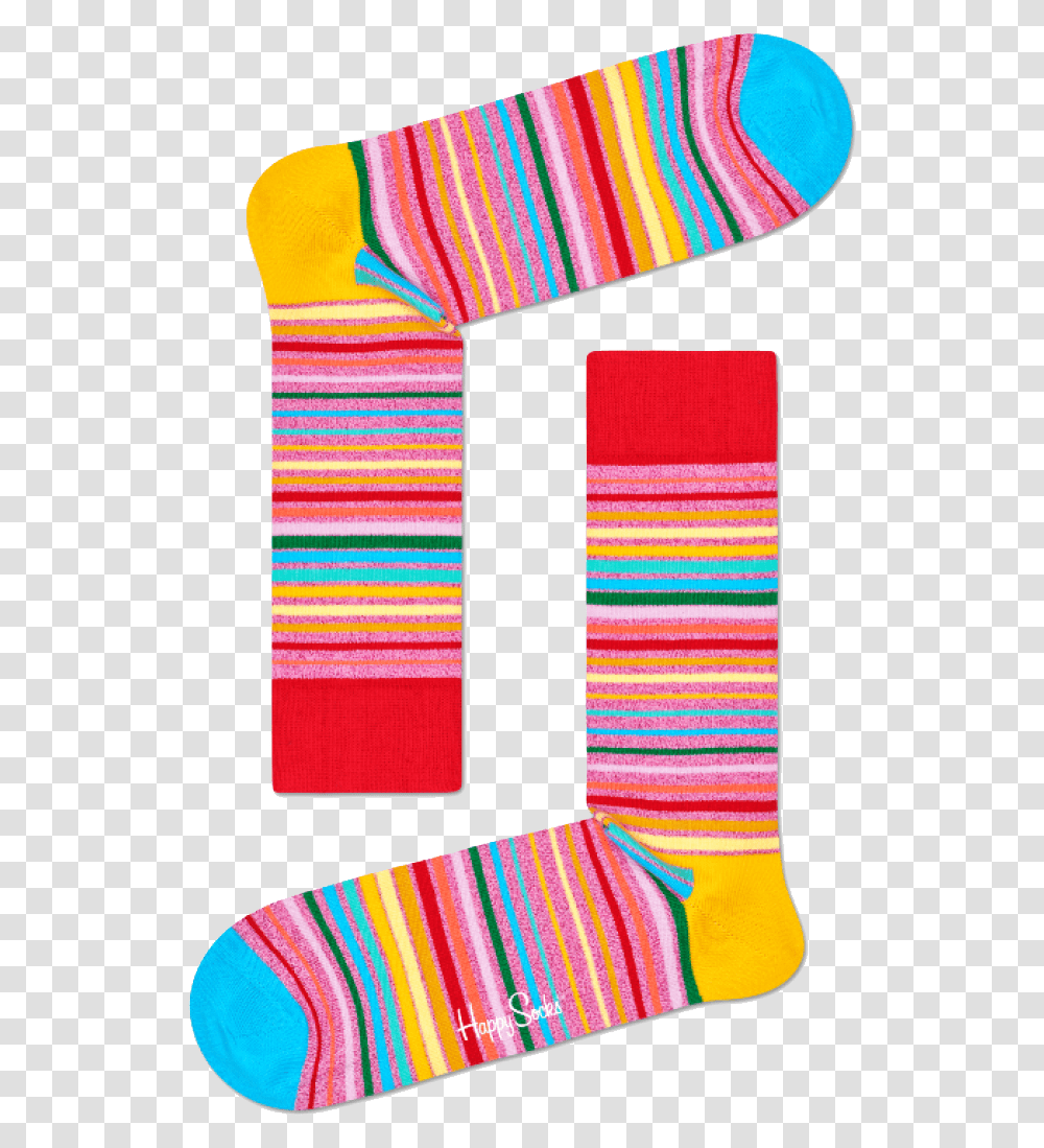 Multi Happy Socks Pride Sunrise Prs01 3300, Clothing, Apparel, Scarf, Shoe Transparent Png
