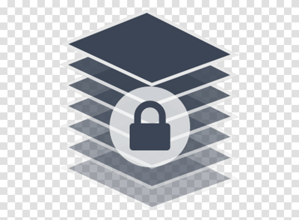 Multi Layer Security Icon, Rug, Lock, Solar Panels, Electrical Device Transparent Png