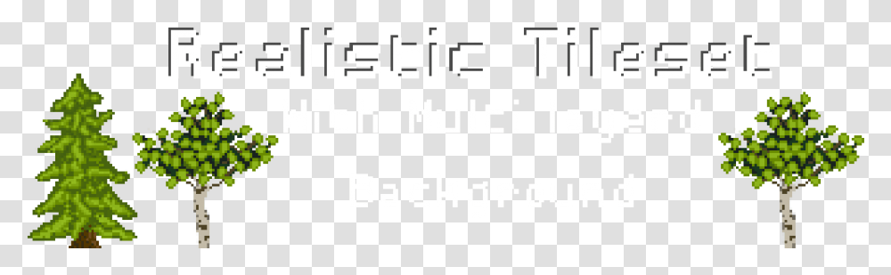 Multi Layered Pixel Tileset Free Tree, Alphabet, Letter, Number Transparent Png
