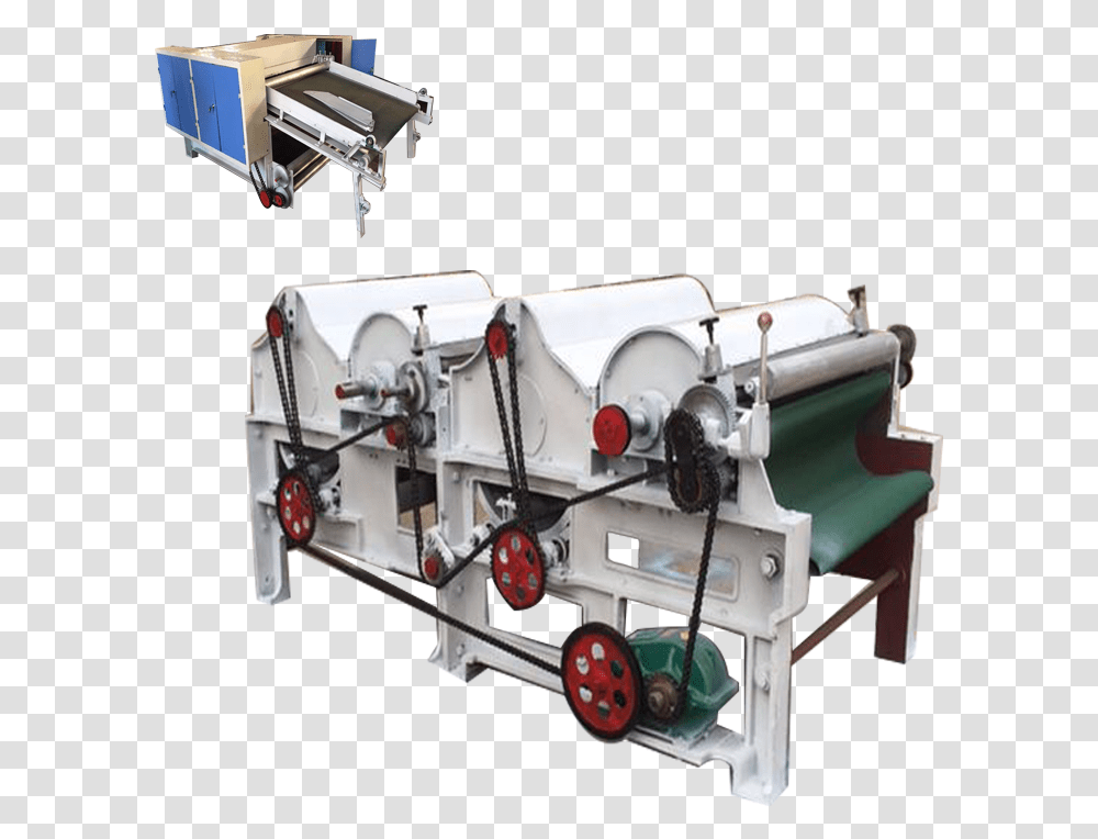 Multi Rollers Cotton Waste Yarn Opening Machinechemical Metal Lathe, Fire Truck, Vehicle, Transportation, Motor Transparent Png