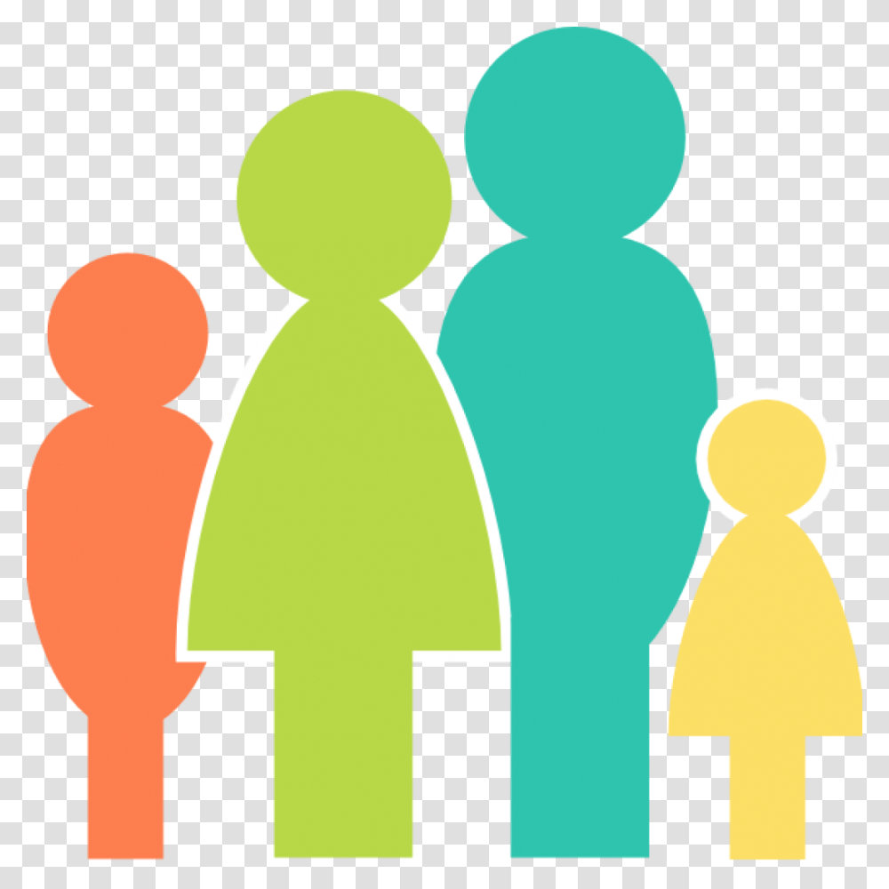 Multicolor Family Clip Art At Clker Family Clipart, Crowd, Green, Audience, Hand Transparent Png