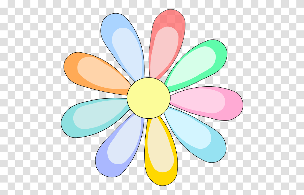 Multicolor Flower Clip Art, Pattern, Ornament, Floral Design Transparent Png