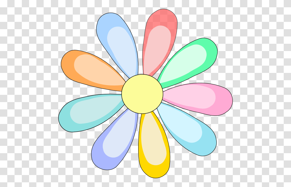 Multicolor Flower Clip Arts For Web, Pattern, Ornament, Floral Design Transparent Png