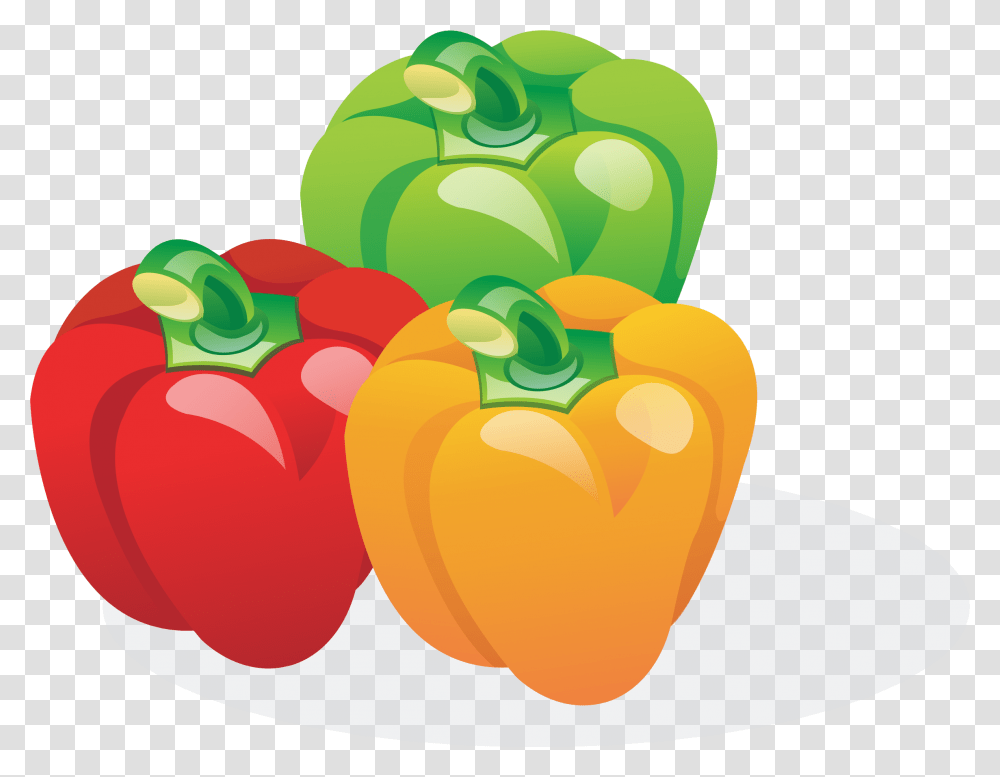 Multicolored Bell Peppers Icons, Plant, Vegetable, Food, Birthday Cake Transparent Png