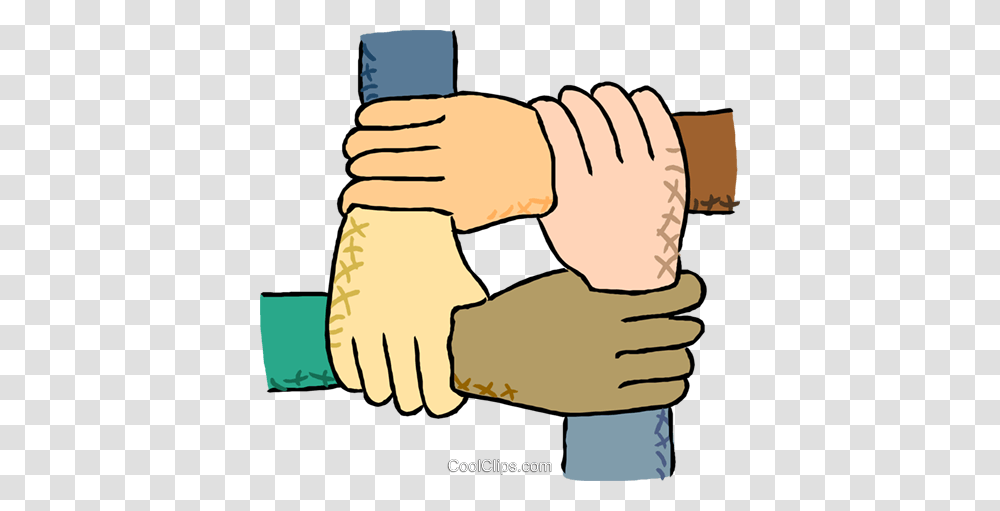 Multicultural Hands Inter Joined Royalty Free Vector Clip Art, Arm, Wrist, Finger, First Aid Transparent Png