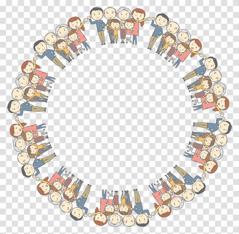 Multigenerational Family Circle Frame Family Circle Frame Clipart, Accessories, Accessory, Jewelry, Necklace Transparent Png