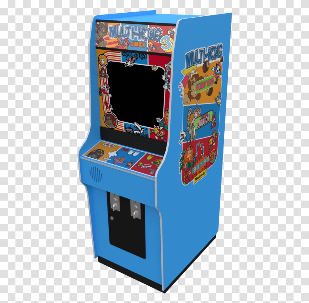 Multikong Nintendo Arcade Machine Video Game Arcade Cabinet, Arcade Game Machine Transparent Png