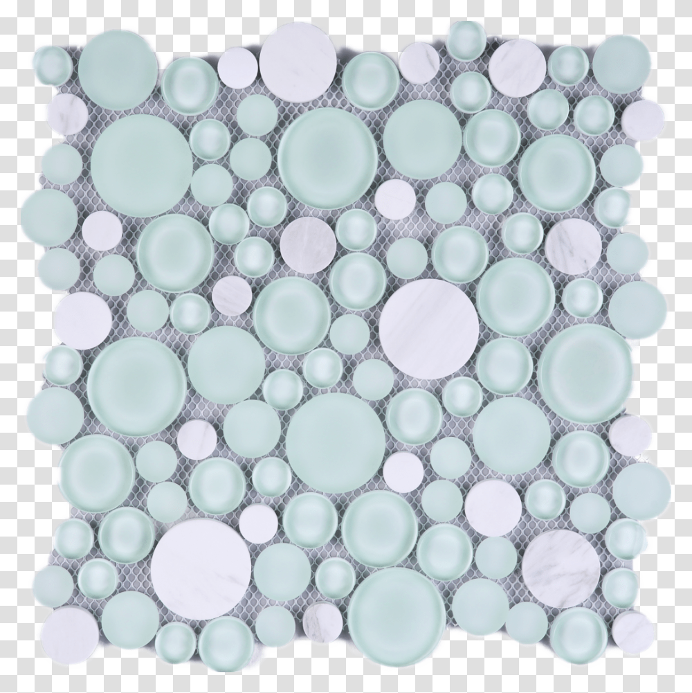 Multile Bubble Mosaic Sheet For Kitchen And Bathroom, Porcelain, Pottery Transparent Png
