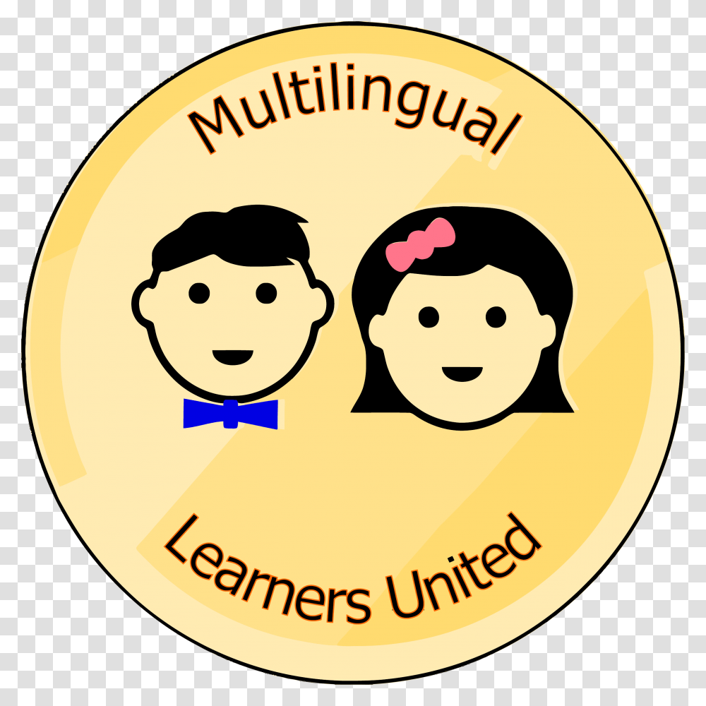 Multilingual Learners United Logo Modification Clip Art, Label, Sticker Transparent Png