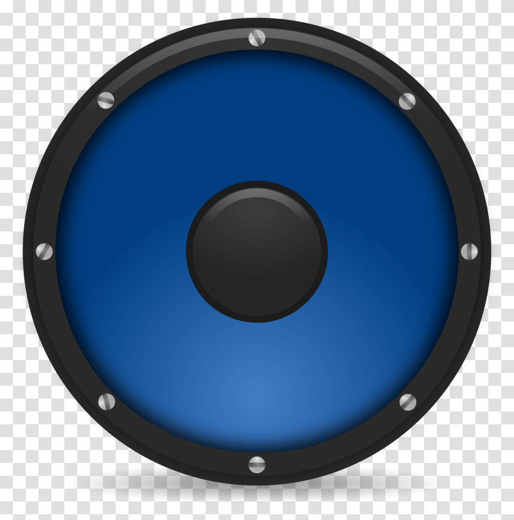 Multimedia Speaker Volume Icon Blue Speaker, Disk, Electronics, Dvd, Stereo Transparent Png