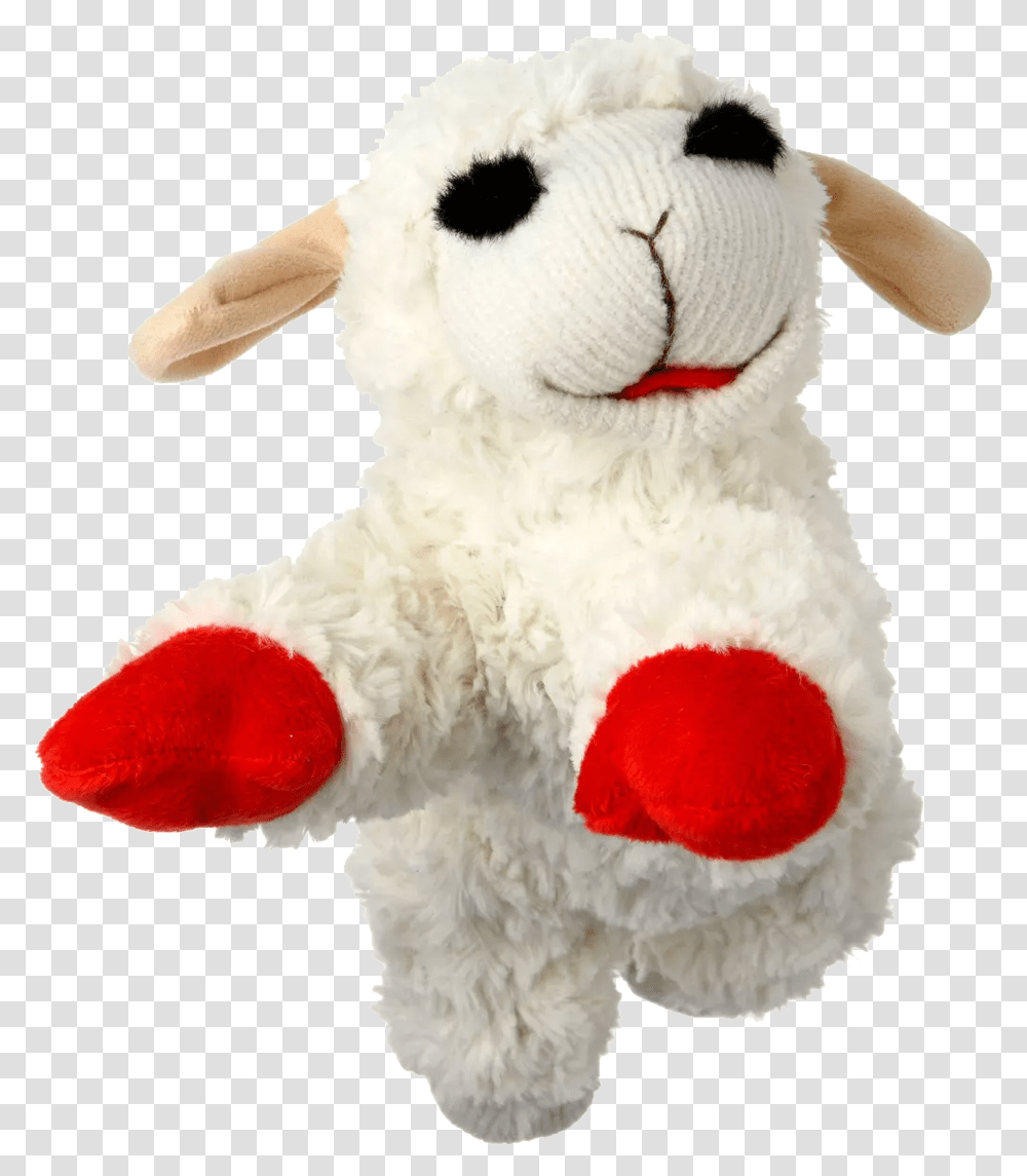 Multipet Lamb Chop Dog Toy Lamb Chop Stuffed Animal, Plush, Pillow, Cushion, Snowman Transparent Png