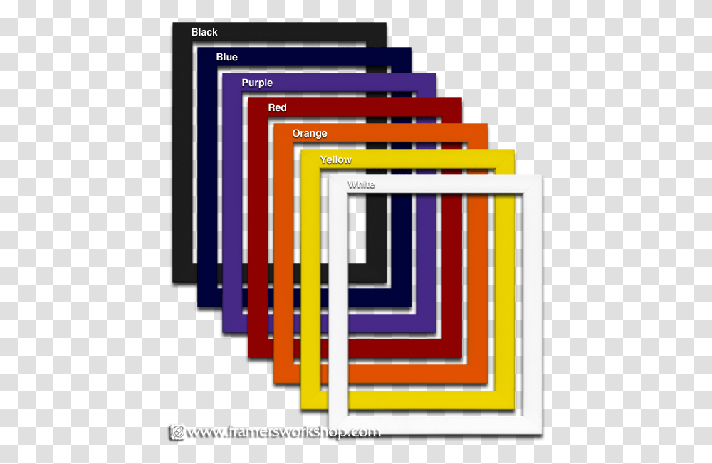 Multiple Color Frame Choices 8 X 10 Colored Picture Frames, Gate Transparent Png