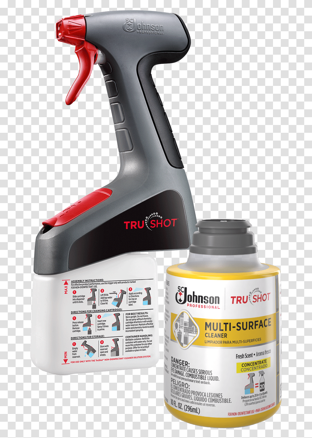 Multisurface Trushot 300 Dpi Johnson Profecional Tru Shot, Mixer, Appliance, Bottle, Blow Dryer Transparent Png