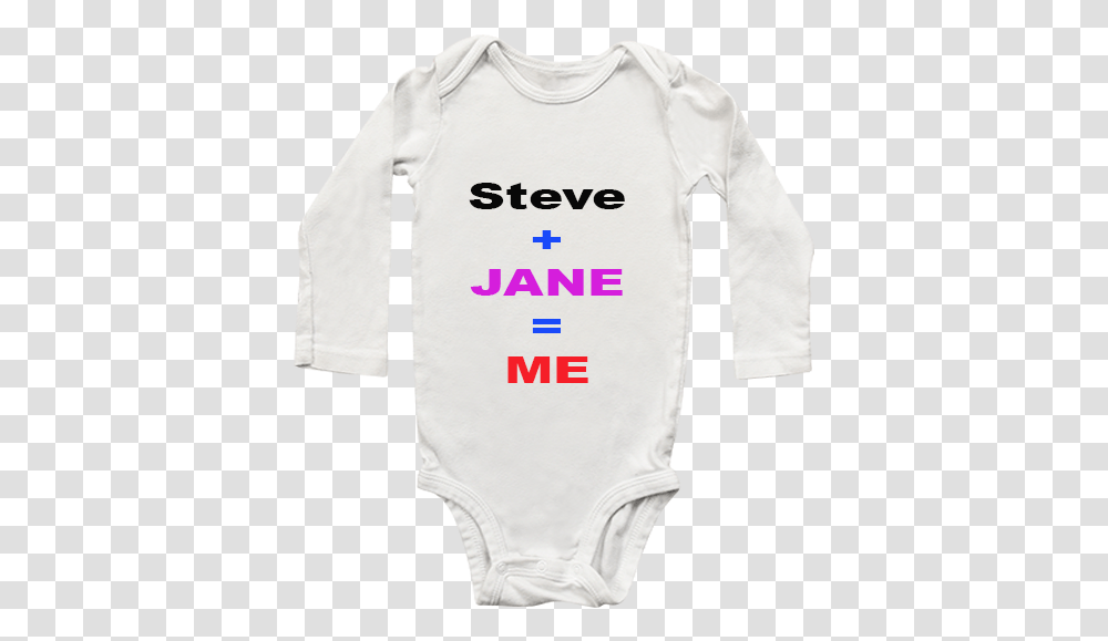 Mum And Dad Personalised Babygrow Aircraft, Sleeve, Apparel, Long Sleeve Transparent Png