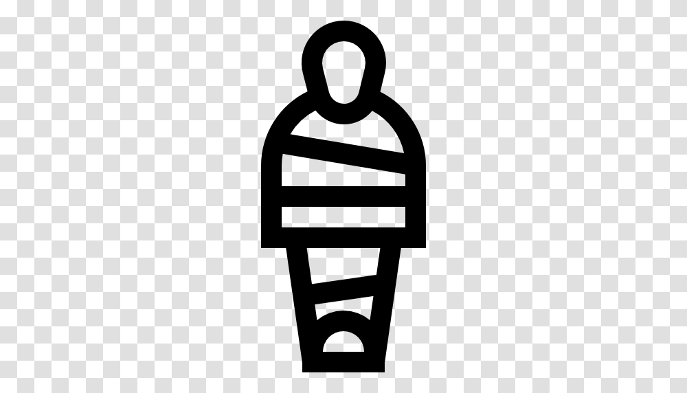 Mummy, Fork, Cutlery, Stencil Transparent Png