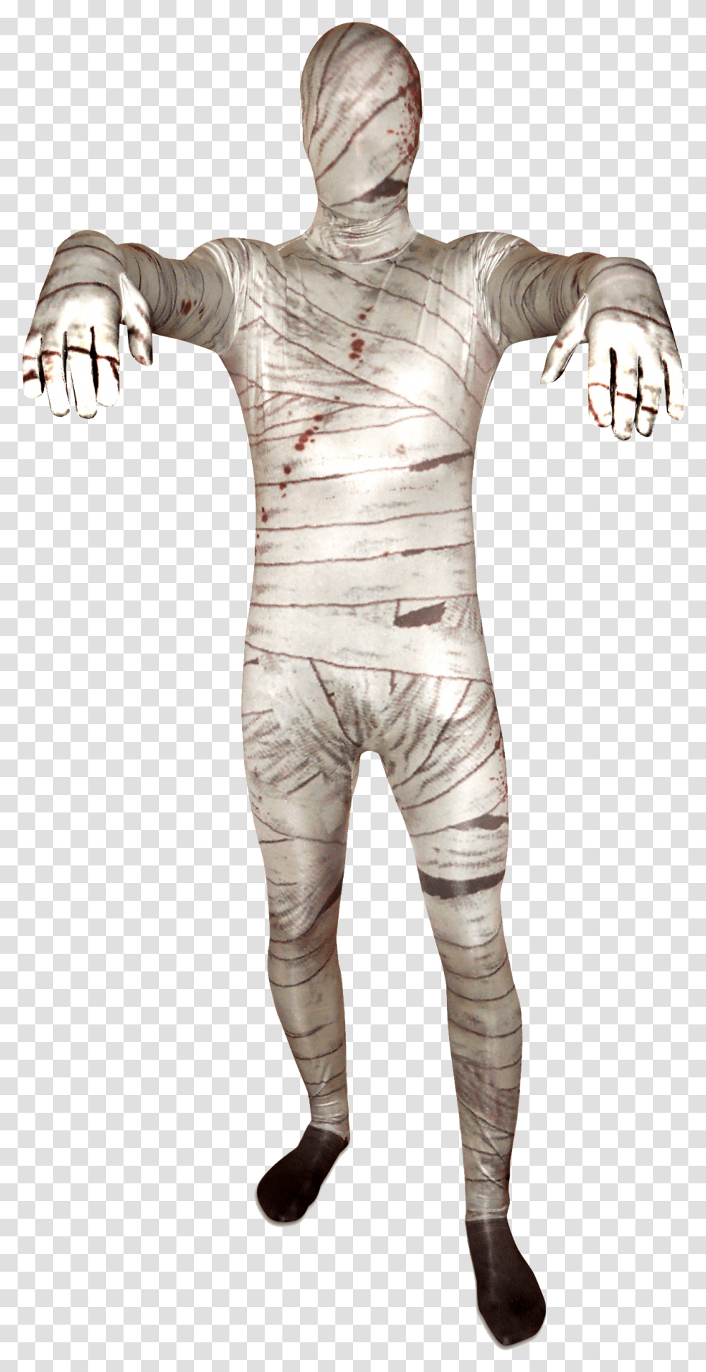 Mummy Halloween Costumes For Men Scary, Person, Human, Hand, Astronaut Transparent Png