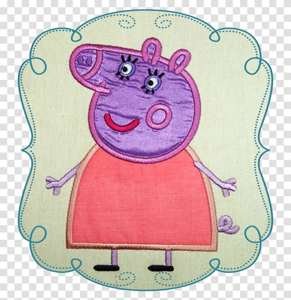 Mummy Pig Cartoon Hand Embroidery Designs, Purse, Handbag, Accessories, Accessory Transparent Png