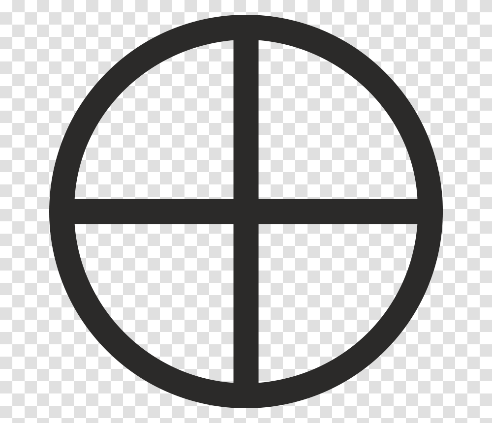 Mundane Cross Encircled Free Vector Pagan Symbol For War, Arrow, Face, Weapon, Weaponry Transparent Png