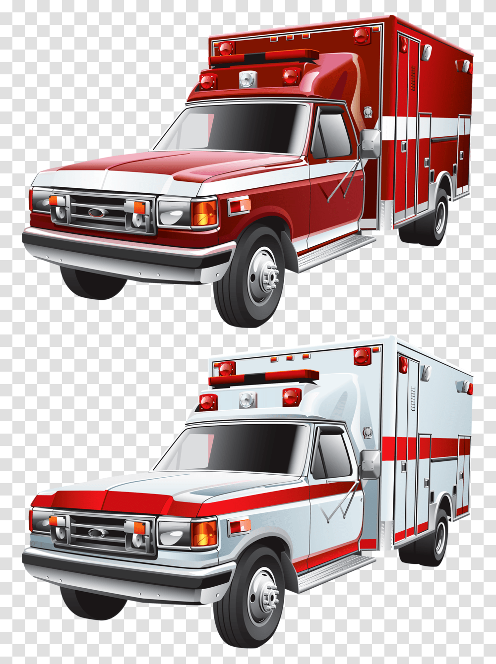 Municipal Ambulance, Van, Vehicle, Transportation, Fire Truck Transparent Png