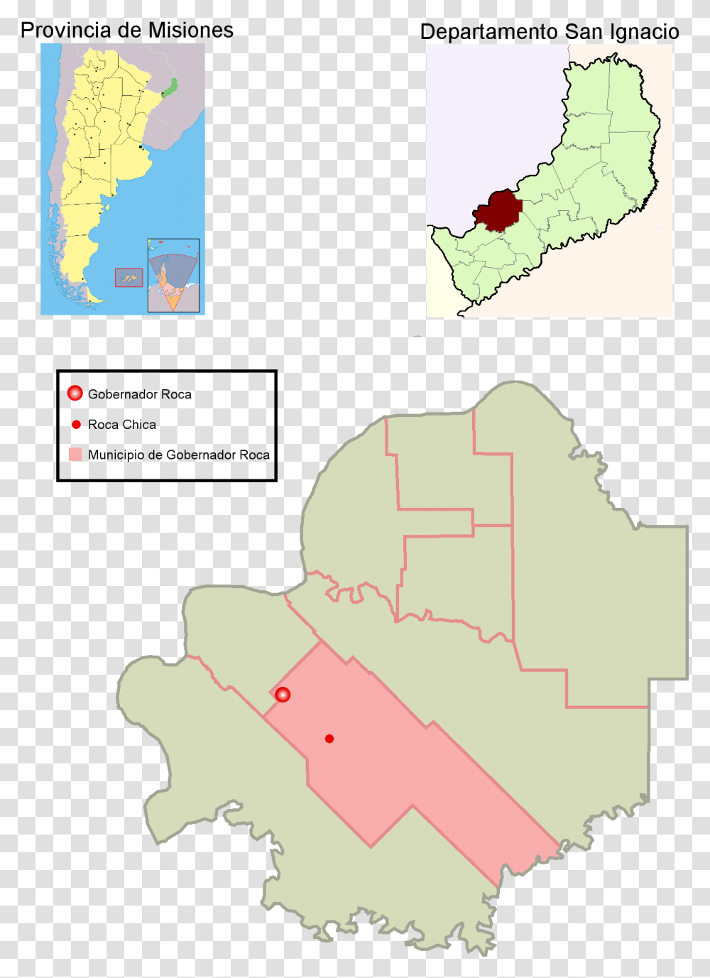 Municipio Gobernador Roca En Departamento San Ignacio Jardin America Misiones Mapa, Plot, Diagram, Atlas Transparent Png