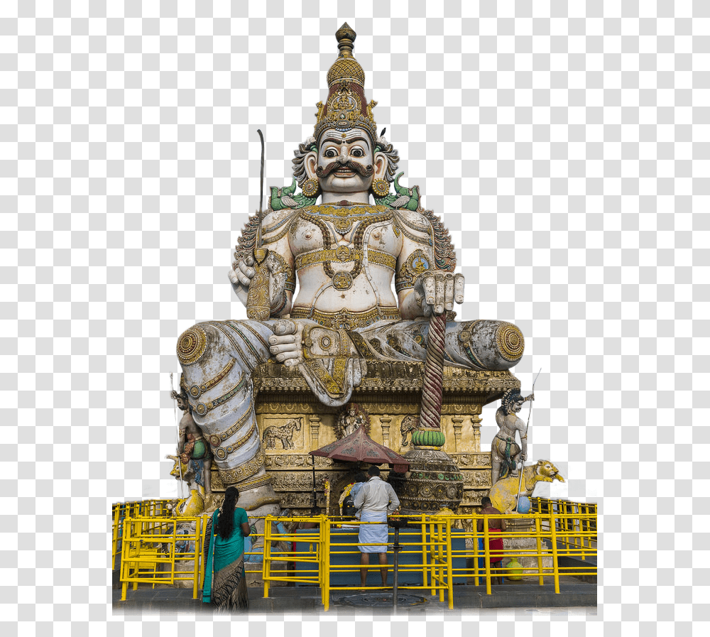 Muniswaran God Statue Muniswaran God, Person, Architecture, Building, Temple Transparent Png