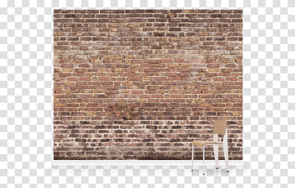 Mural, Brick, Wall, Chair, Furniture Transparent Png