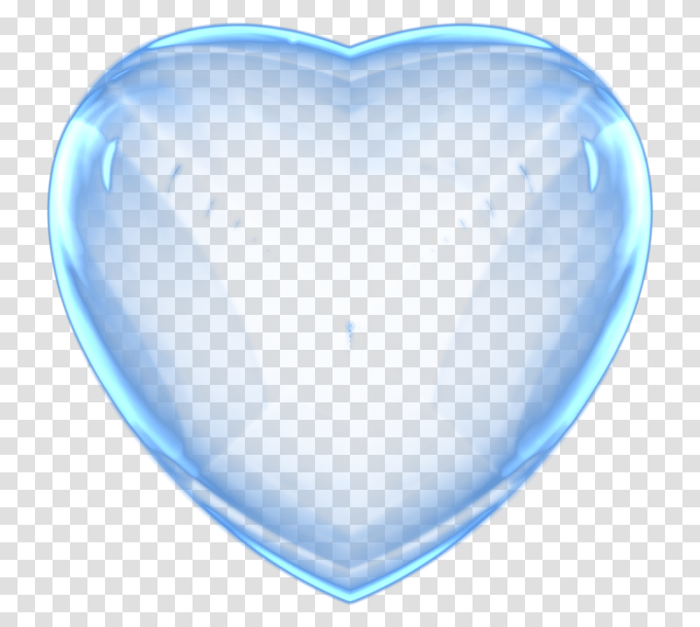 Murano Glass Heart Transparency And Translucency Glass Heart, Crystal, Frisbee, Toy, Ice Transparent Png