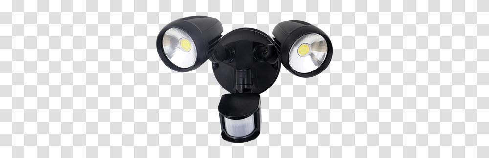 Muro Pro30s Twin Head 30w Led Spotlight With Sensor Trio Solar Lights Adelaide, Lighting, Flashlight, Lamp, Camera Transparent Png