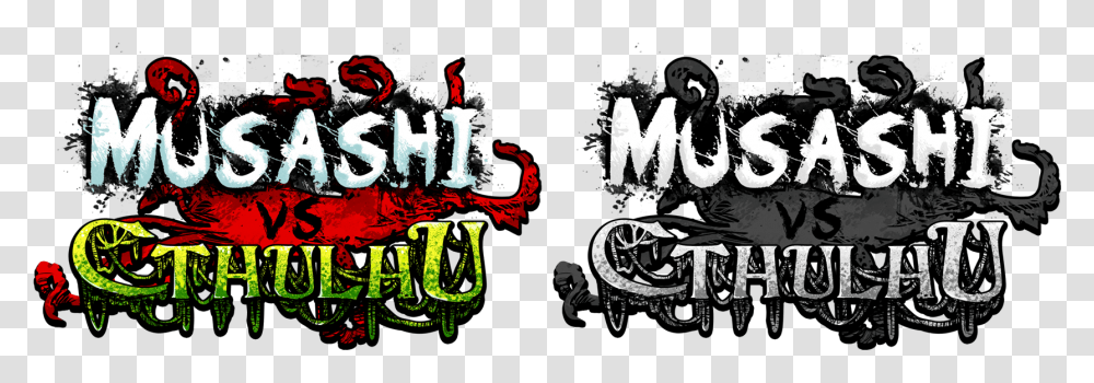 Musashi Vs Cthulhu Logo Illustration, Alphabet, Label Transparent Png