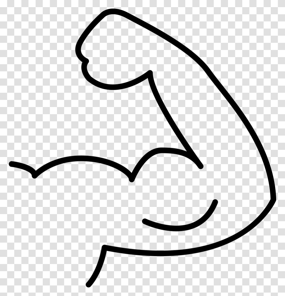 Muscle Arm Cartoon Drawing Clip Art, Hand, Fist, Stencil Transparent Png