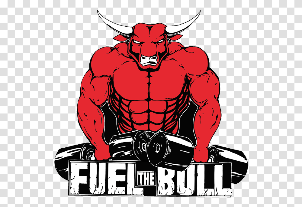 Muscle Bull Fuel The Bull, Poster, Advertisement, Hand Transparent Png