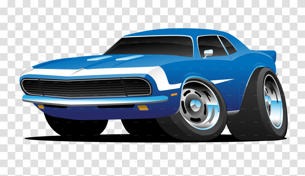 Muscle Car Cartoon Image Cartoon Muscle Car Logo, Sports Car, Vehicle, Transportation, Coupe Transparent Png