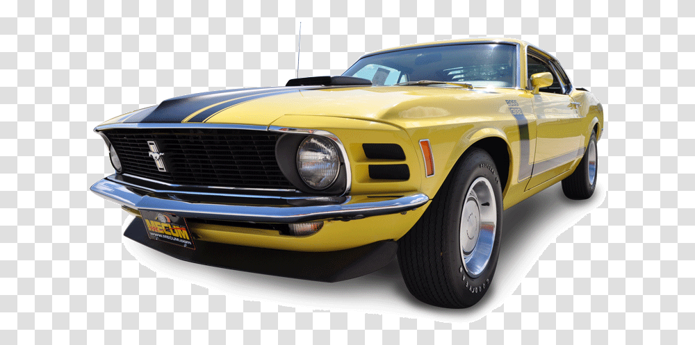 Muscle Cars 1970 Ford Mustang, Vehicle, Transportation, Automobile, Tire Transparent Png