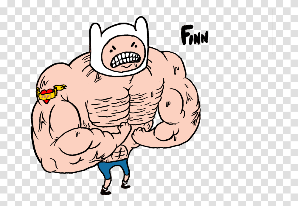 Muscle Clipart Cool Buff Man Cartoon, Person, Face, Outdoors, Mammal Transparent Png