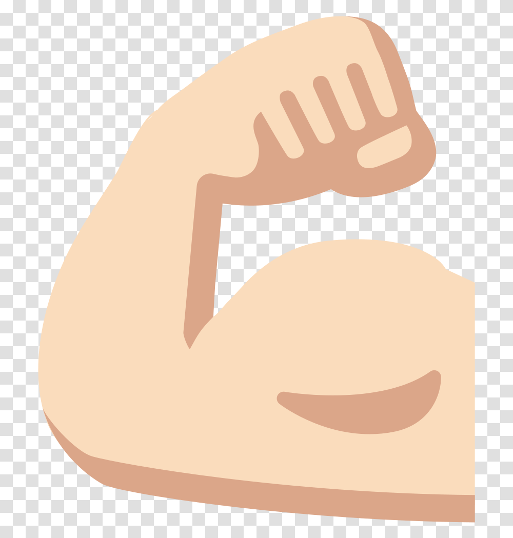Muscle Emoji, Heel, Hand, Skin, Nature Transparent Png