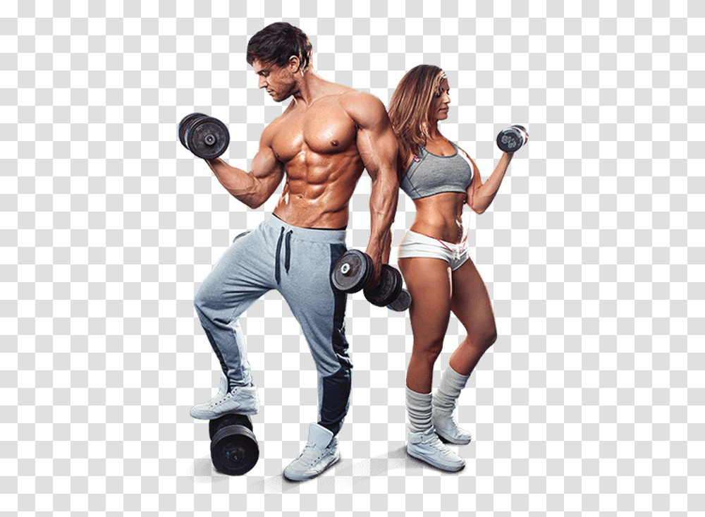 Muscle Fitness Couple, Person, Human, Working Out, Sport Transparent Png