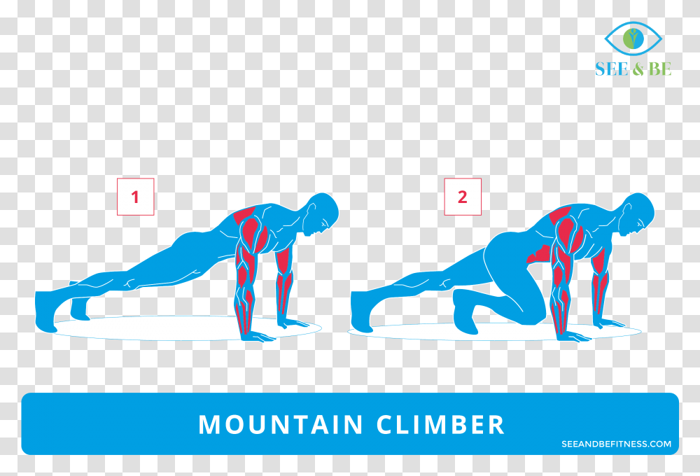 Muscle Group Mountain Climber Muscles Workout, Person, Sport, Acrobatic, Balance Beam Transparent Png