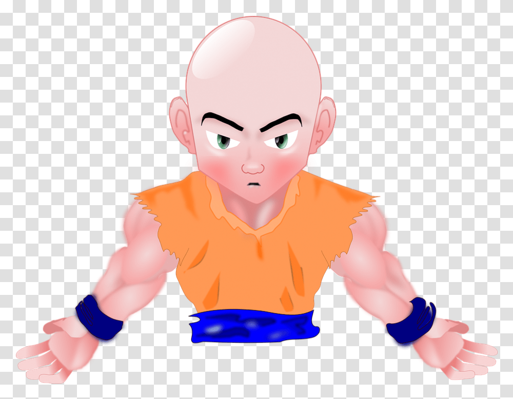 Muscle Man Cartoon Character 10 Buy Bald Anime Character With Arrow On Head, Person, Human, Sport, Sports Transparent Png