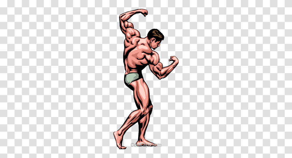 Muscle Man Royalty Free Vector Clip Art Illustration, Arm, Person, Human, Hand Transparent Png