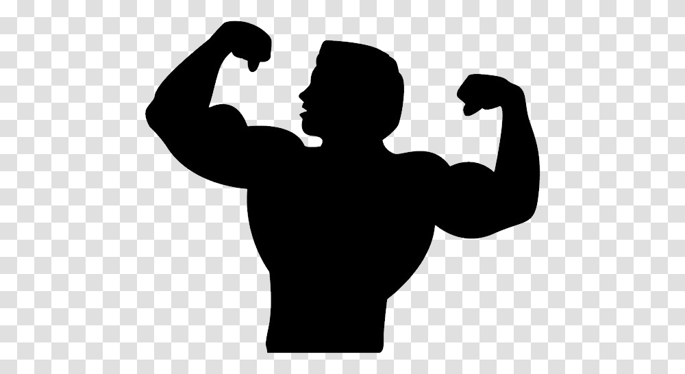 Muscle, Person, Silhouette, Back, Hand Transparent Png